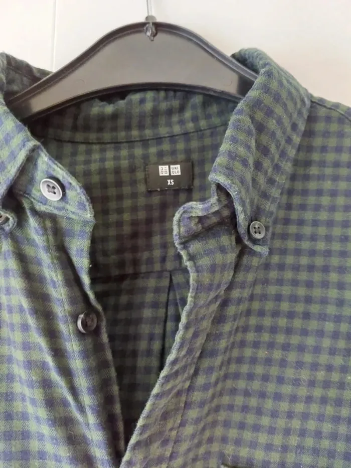 Chemise à carreaux homme WE taille XS - photo numéro 2