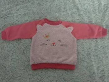 Pull polaire fille