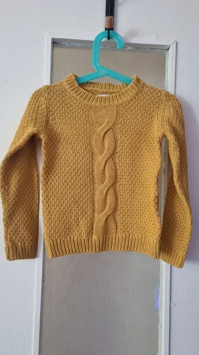 Pull moutarde taille 5 ans creeks - photo numéro 2