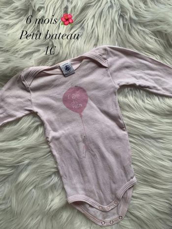 Body 🌺 6 mois 🌺 Petit Bateau