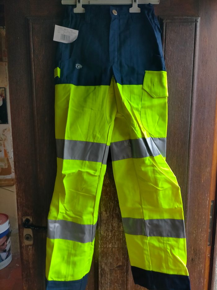 Pantalon de travail haute visibilité taille 38