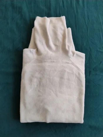 Blouse à col roulé manches 3/4