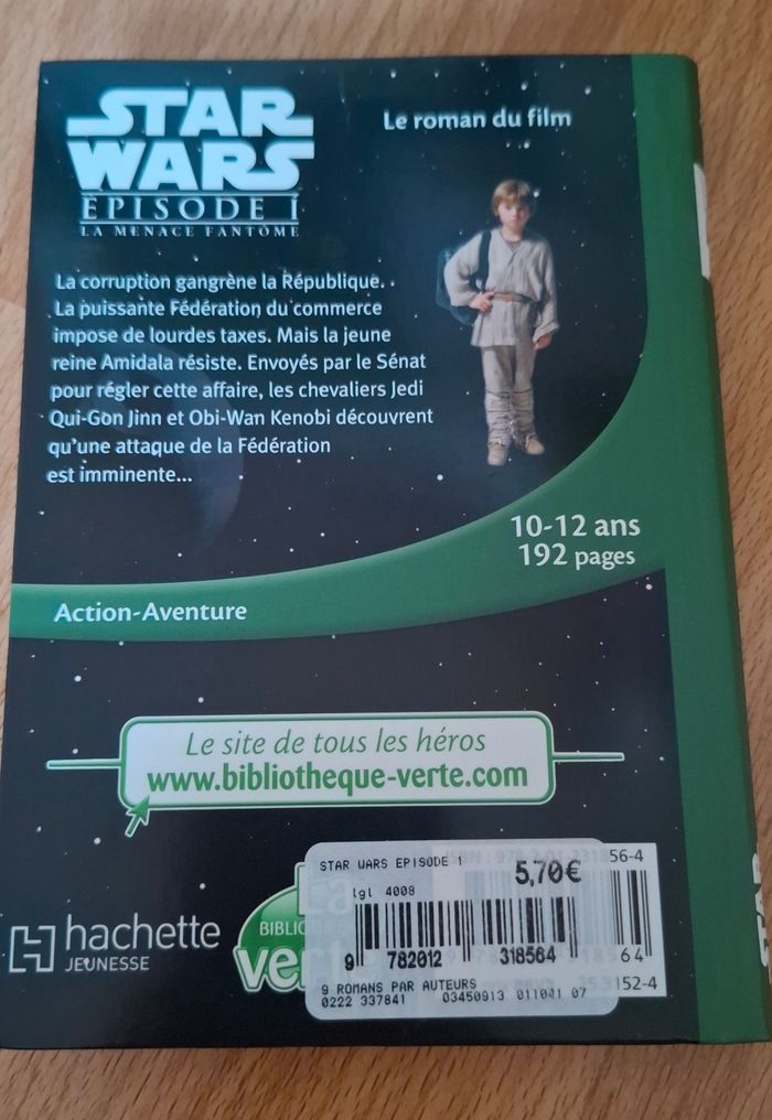 Star Wars, épisode 1, le roman du film - photo numéro 2