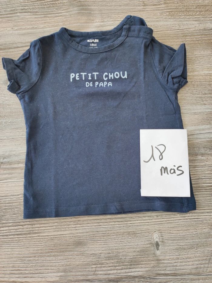 2 T-shirt Kiabi 18 mois - photo numéro 2