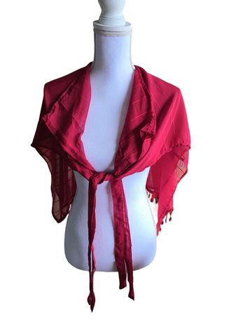 Châle rouge
