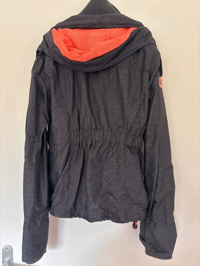 Blouson Superdry gris et rose - photo numéro 3