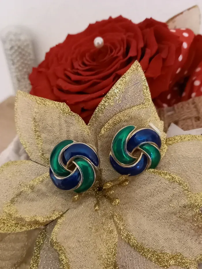 Boucle d oreille vintage a clip - photo numéro 7