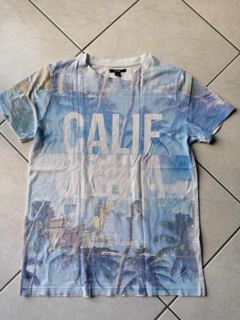 tee shirt kiabi blanc taille xs