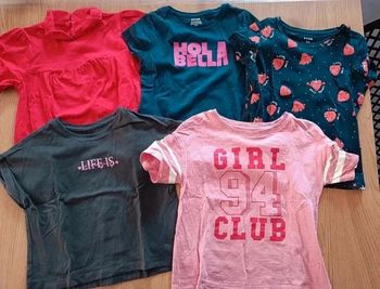 Lot 5 tee shirts Kiabi 5 ans