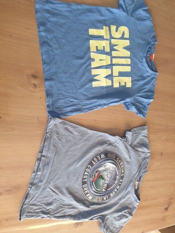 2 tshirts 6 ans