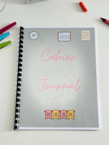Cahier Journal Enseignant : 1 jour par page