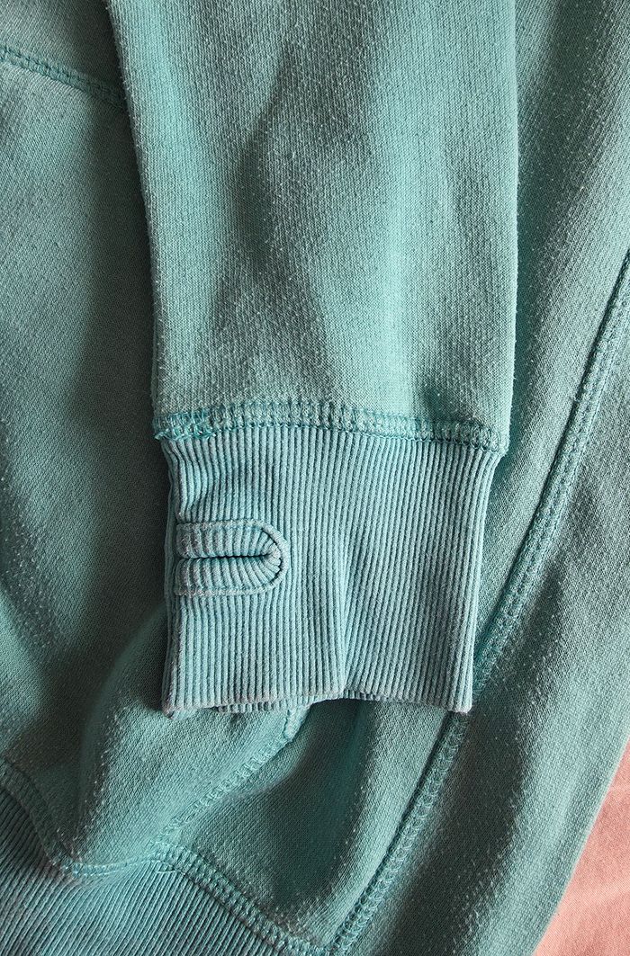 myMo Sweat à capuche Bleu Canard Polyester Coton Bon état S - photo numéro 5