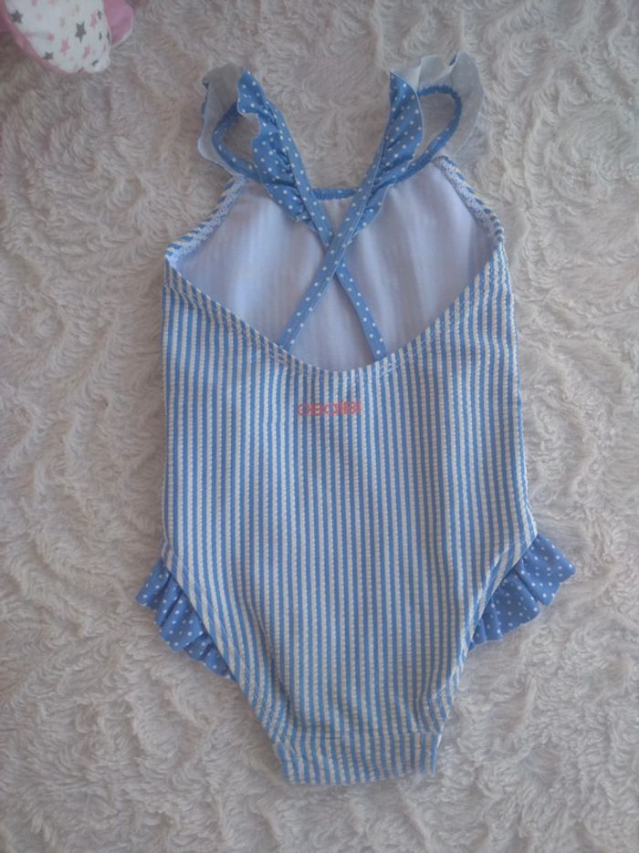 Maillot de bain 1 pièce rayé Fille 18 mois Obaïbi - photo numéro 9