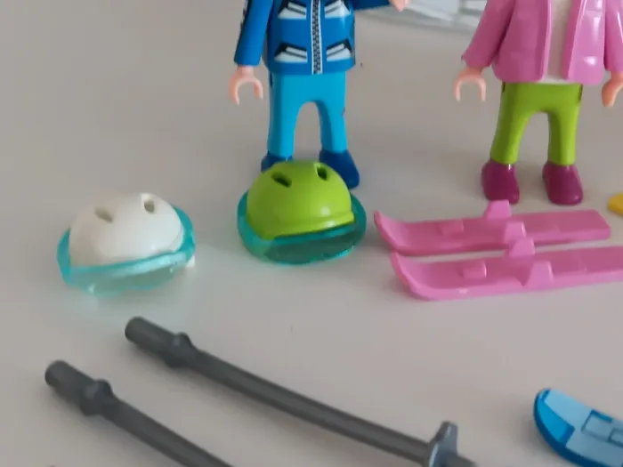 Enfants à la neige avec moniteur playmobil - photo numéro 15