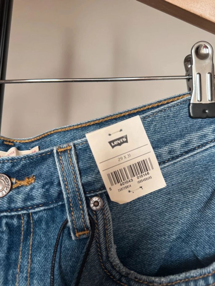 Jean bleu Levis high loose w 29x31 poches rétro - photo numéro 10