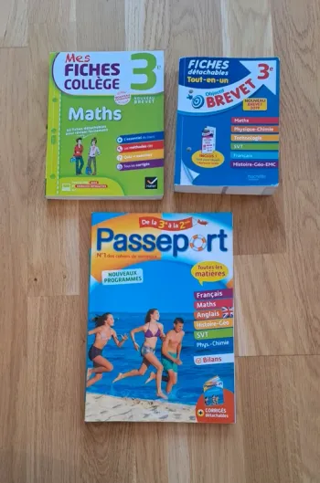 Ensemble cahiers d'accompagnement 3e brevet