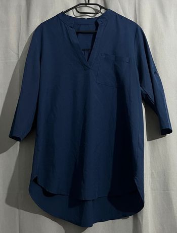 Blouse tunique femme bleu foncé taille L SHEIN comme neuve