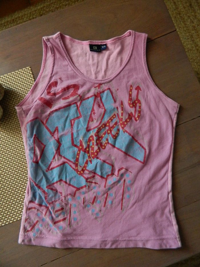 T shirt sans manches "Creeks" T 12 ans
