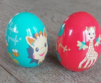 2 œufs maracas Sophie la girafe