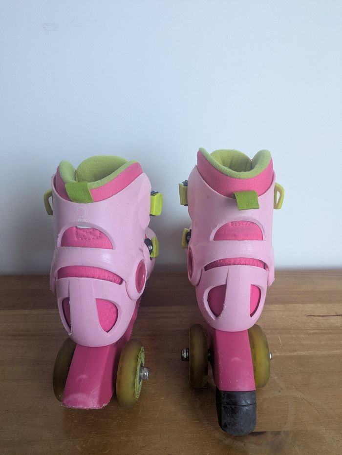 Roller Oxylane + protections enfant taille 26-28 - photo numéro 6