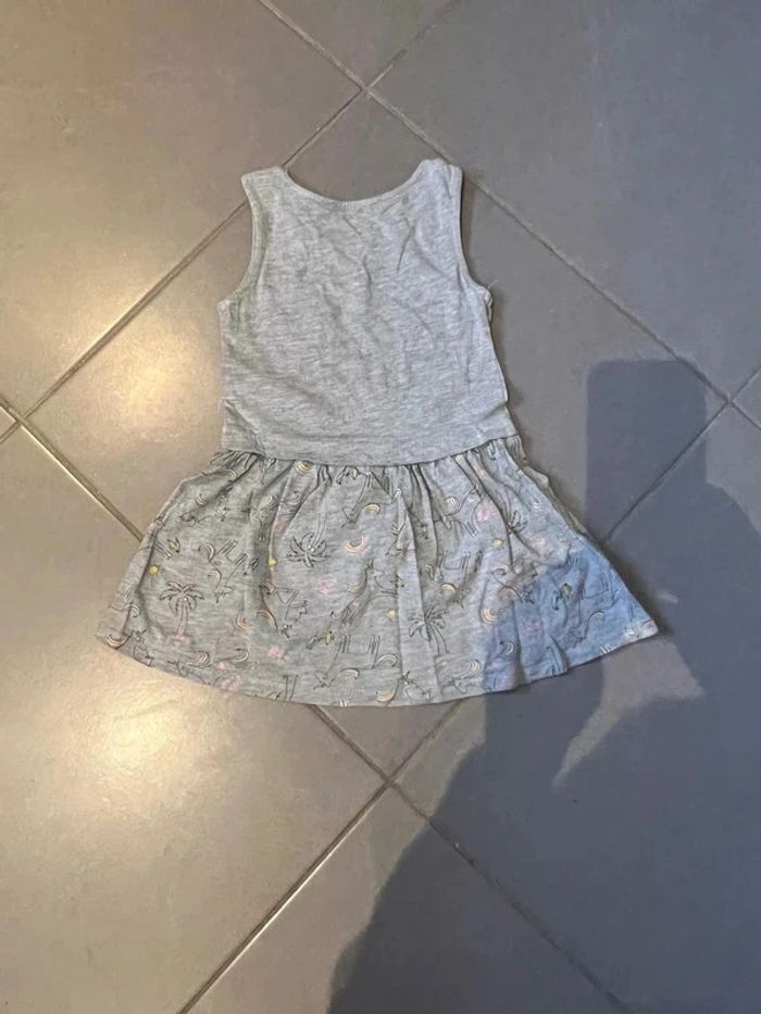 Robe / Tunique sans manches avec 1 poche - Kiabi - Gris - 3 ans - photo numéro 3