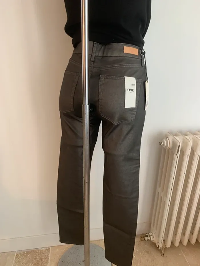 FIVE jeans simili cuir T 25 - photo numéro 2