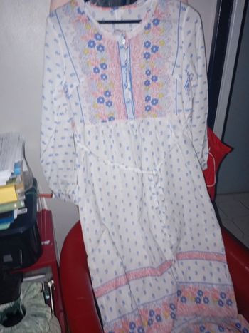 Robe chemise en coton legere