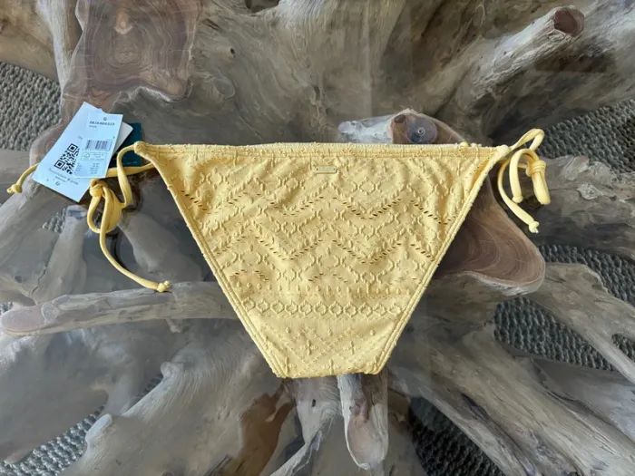 Bas de maillot de bain Roxy jaune ficelle S - photo numéro 3