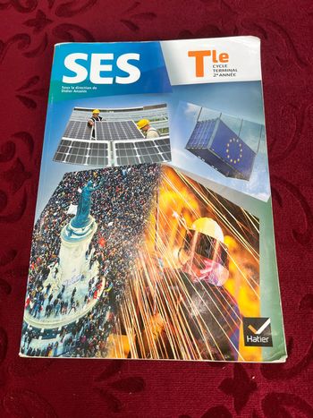 Sciences économiques et sociales Tle - Manuel de l'élève