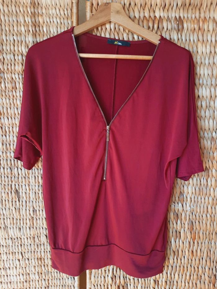 Blouse Mim bordeaux 38