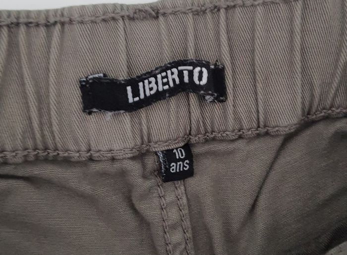 Pantalon cargo kaki marque Liberto taille 10ans - photo numéro 8