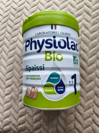 Lait Physiolac bio FE 1