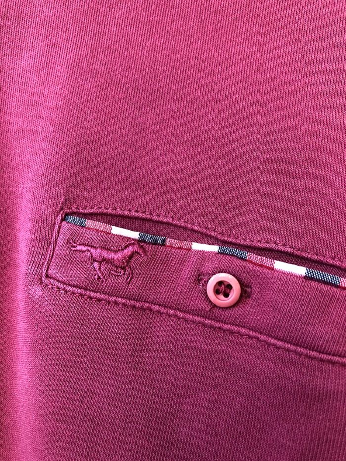 Top polo Sweat rose vintage M - photo numéro 4