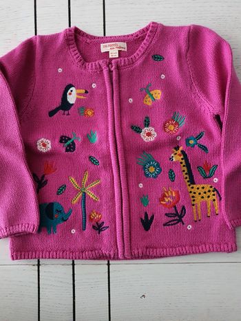 Gilet zippe dpam 2 ans