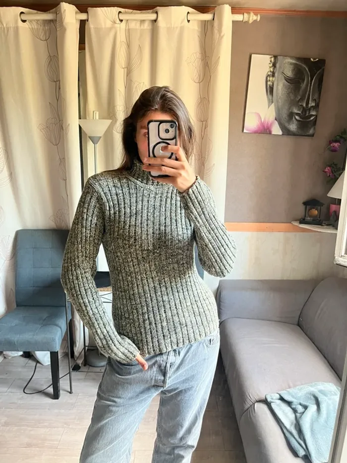Pull laine vintage montagne y2k 2000yer