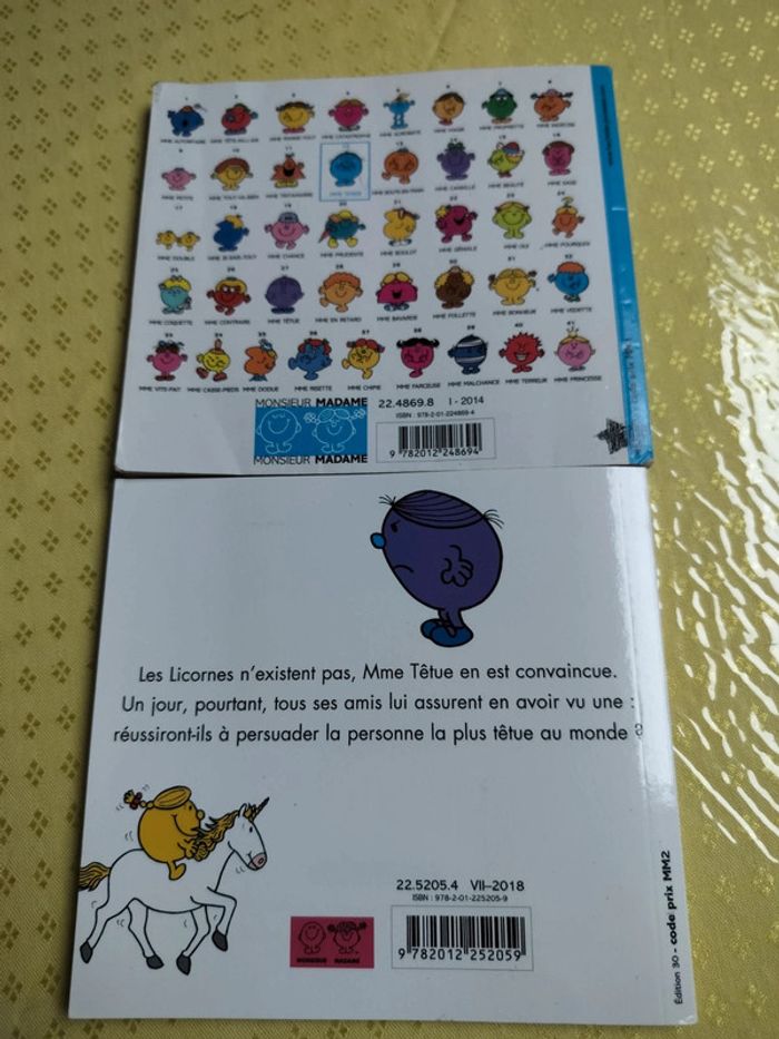 2 livres Monsieur Madame - photo numéro 2