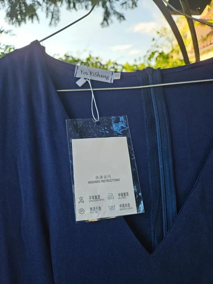 Robe bleue marine 2XL - photo numéro 2