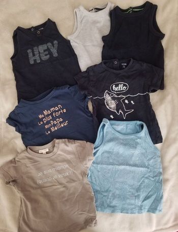 Lots de t-shirts d'été