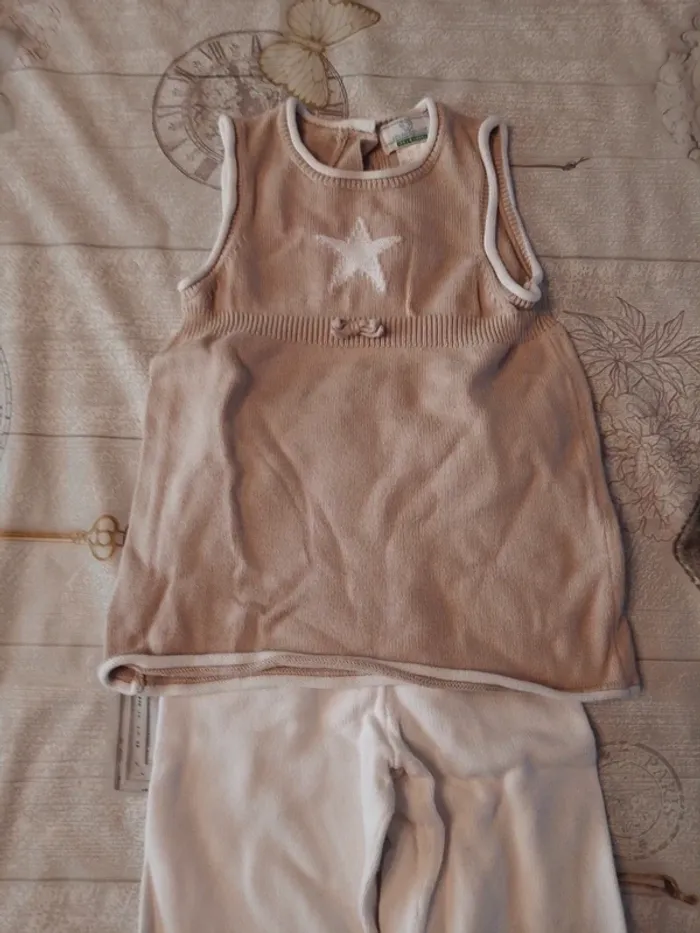 Robe hiver et legging 12 mois - photo numéro 2