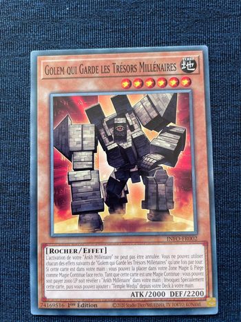 INFO-FR002 - Golem qui Garde les Trésors Millénaires - Yu-Gi-Oh!