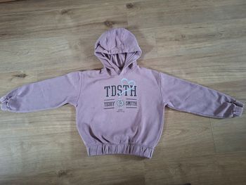 Sweat-shirt à capuche violet Teddy Smith 12 ans