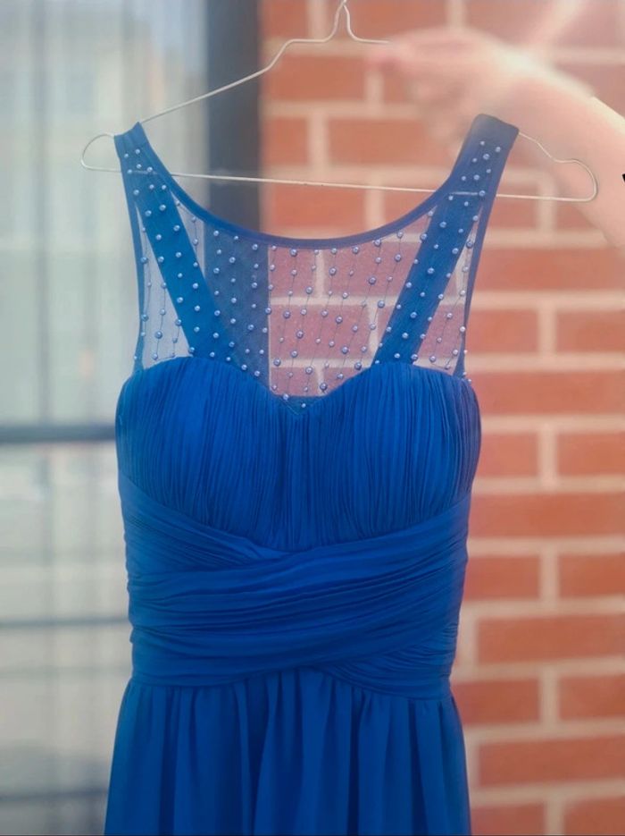 Robe de soirée bleu roi - photo numéro 4