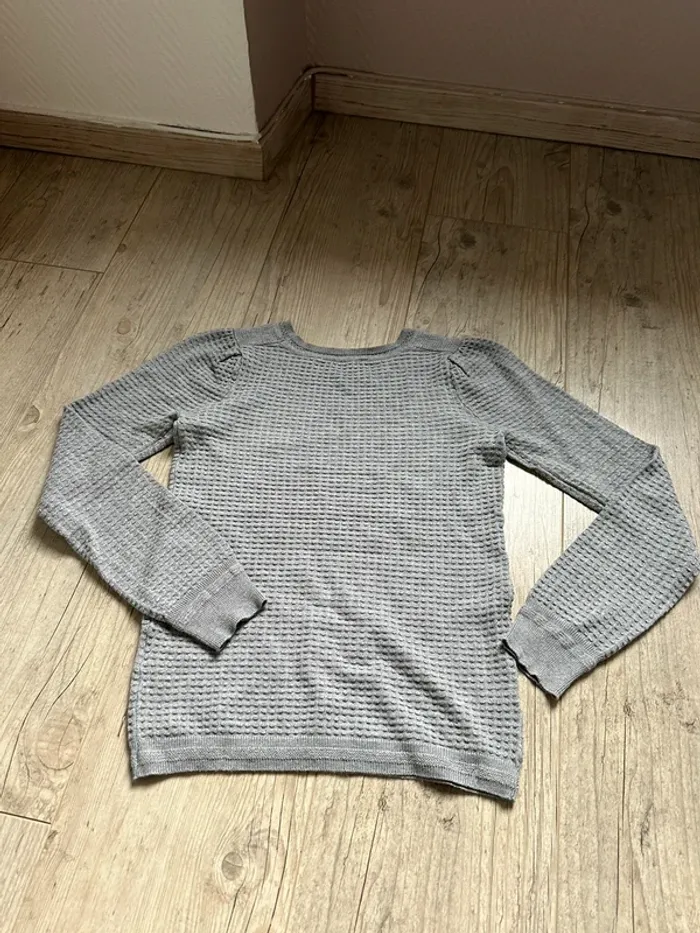 Pull gris nafnaf xs - photo numéro 2