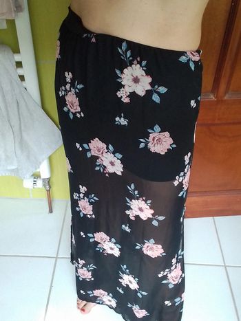 Jupe longue femme à fleurs 🌸  H&M