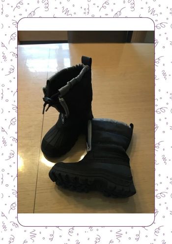 Bottes de neige noires taille 27
