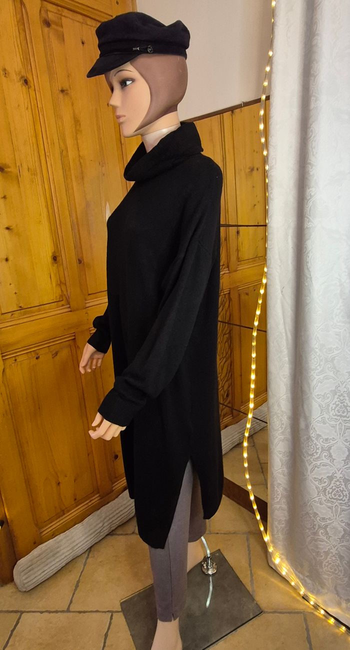 Robe longue maille noir "Esmara" taille L - photo numéro 3