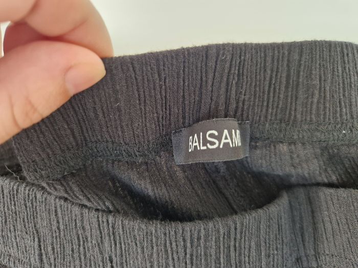 Pantalon noir drappé élastique Balsamik - photo numéro 3