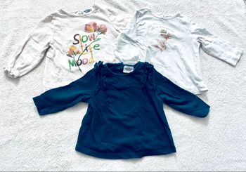 Lot de 3 tee-shirts manches longues « tape à l’œil » 6 mois