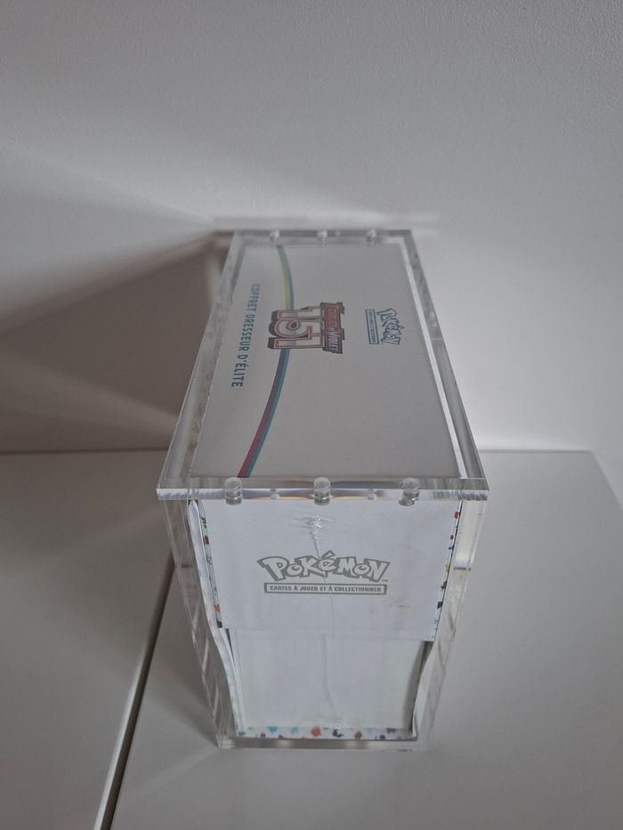 Protection acrylique ETB Pokémon aimants puissant épaisse 8mm - photo numéro 2