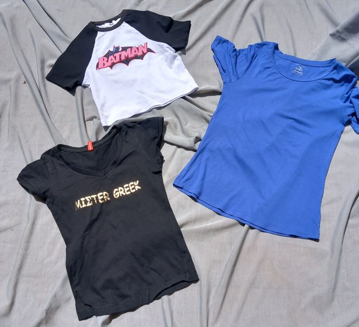 Lot de 3 tee-shirts taille S - 36 - photo numéro 2